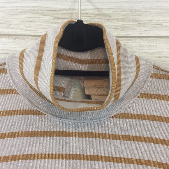 ANTHRO VANESSA VIRGINIA STRIPED TURTLENECK TUNIC - Picture 5 of 14